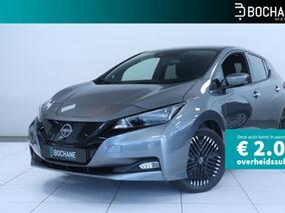 Nissan LEAF 39 kWh N-Connecta | Facelift | Navi | LED | PDC + 360 camera | Clima | Cruise | Stoelverw.| all-seasons |