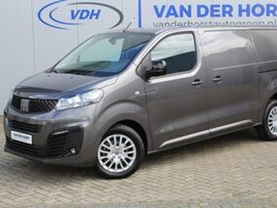 Fiat SCUDO 2.0-145pk MultiJet L3H1 Professional. Airco, navigatie, boordcomputer, schuifdeur li.+re., regensensor, Apple carplay/Android auto, metallic lak, cruise cntrl, 3-zits, bluetooth telefoonvoorb. etc.