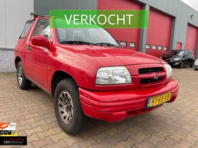 Suzuki Grand Vitara Cabrio 1.6 VERKOCHT!!4X4|STUURBEKRACHTIGING|TREKHAAK