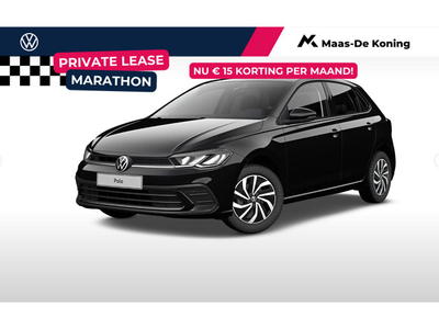 Volkswagen Polo Life Edition 1.0 TSI 95 pk 7 versn. DSG · Incl. Inruilvoordeel · Private lease 390,- per maand! ·