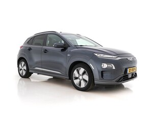 Hyundai KONA EV Premium 64 kWh (INCL-BTW) *PANO | VOLLEDER | HEAD-UP | FULL-LED | NAVI-FULLMAP | DAB | ADAPTIVE-CRUISE | KEYLESS | CAMERA | BLIND-SPOT | LANE-ASSIST | VIRTUAL-COCKPIT | COMFORT-SEATS | 17