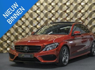 Mercedes-Benz C-klasse C220 CDI AMG 170pk Panoramadak Luchtvering Burmester Head-up Distronic Memory Sfeerverlichting Led intelligent light