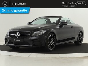 Mercedes-Benz C-Klasse Cabrio 180 AMG Nightpakket | Aircap/Airscarf | Burmester Audio | Dode Hoek Ass | Keyless Go | Alarm | Car Play | Inclusief 24 maanden Mercedes-Benz Certified garantie voor Europa.