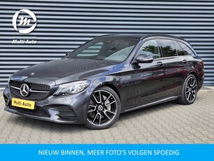 Mercedes-Benz C-Klasse Estate 300 e AMG Plug In Hybrid 320pk PHEV | Panodak | Luchtvering | Burmester | Apple Carplay | Multibeam LED | 19