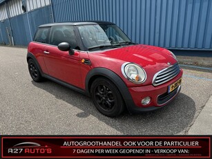 MINI Mini 1.6 One Chili Clima, Navi, Stoelverwarming, Half leder, GEEN GARANTIE ZO MEENEMEN