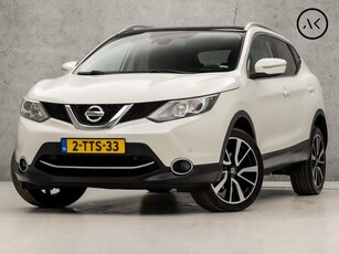 Nissan QASHQAI 1.2 Connect Edition (PANORAMADAK, NAVIGATIE, CAMERA, TREKHAAK, SPORTSTOELEN, GETINT GLAS, PARKEERSENSOREN, BLUETOOTH, NIEUWSTAAT)