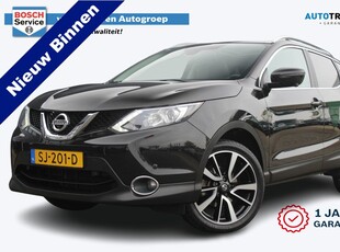 Nissan QASHQAI 1.2 Tekna | Incl. 12 maanden garantie | Trekhaak | Navigatie | Cruise control | Stoelverwarming | Panoramadak | Camera | Parkeersensoren | DAB+ radio | Lane assist | 19 