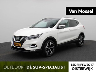 Nissan Qashqai 1.2 Tekna | PANORAMADAK | BOSE AUDIO | NAVIGATIE | LED KOPLAMPEN | LEDER | STOELVERWARMING | LED KOPLAMPEN | ELEKTRISCHE BESTUURDERSSTOEL MET GEHEUEGEN | 360 CAMERA | LANE ASSIST | CLIMATE CONTROL | CRUISE CONTROL |