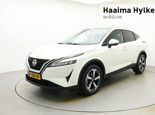 Nissan Qashqai 1.3 MHEV N-Connecta 1650 kg trekgewicht! | 158 PK | Navigatie | Keyless | Panoramadak | Dakrails | Getint glas | Rondomzicht camera