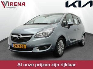 Opel Meriva 1.4 Turbo Design Edition 141PK - Trekhaak - Airco - Cruise control - Hoge instap - Parkeersensoren - 12 maanden Bovag garantie