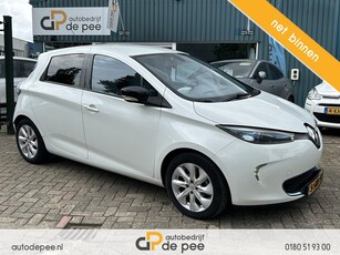 Renault ZOE Incl. accu! Q210 Intens ZE22 130km 22kWh (gaat nog € 2000 subsidie af) GARANTIE/DASHCAM/TREKH./CLIMA/CRUISE/NAVI/CAMERA rijklaarprijs!