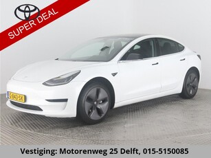 Tesla Model 3 BLACKSTYLE PANODAK STD RANGE RWD PLUS 60 kWH 4% BIJTELLING LEDER.NAVI.CAMERA.AUTOPILOT, STOELVERWARMING EN NOG VEEL MEER!