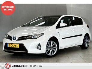 Toyota Auris 1.8 Hybrid Lease /Camera! /Pano-Dak! /Trekhaak /Xenon! /Navi /Climat /Cruise /Elek. pakket /Bluetooth /Isofix /17