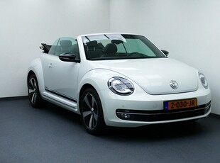 Volkswagen Beetle Cabriolet 1.2 TSI Exclusive Series Wit Metallic. Leer, Stoelverw, Led/Xenon, Clima, Navi, 18