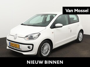 Volkswagen Up! 1.0 high up! BlueMotion Parkeersensoren | Cruise control | Navigatie | Lichtmetalen velgen