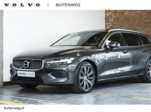 Volvo V60 T8 Automaat Recharge AWD Inscription | Adaptive cruise control | Navigatie | Lederen bekleding | Panoramadak | Parkeercamera | Parkeersensoren voor + achter | Wegklapbare trekhaak | Stoelverwarming