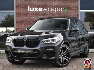 BMW X3 xDrive30e 292pk M-Sport Pano M-zetels ACC 360 HUD 21inch