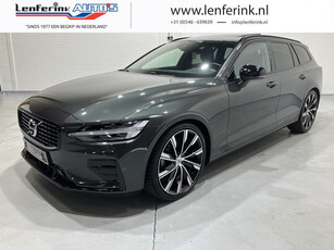 Volvo V60 2.0 B3 R-Design Panodak Stoelverwarming Blackpack 20-inch velgen Leder Memory 1e Eigenaar NAP