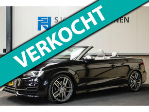 Audi S3 Cabriolet 2.0TFSI A3 Quattro 300pk S-Tronic! 1e Eig|DLR|Lederen sportstoelen|Nekverwarming|LED Matrix|B&O|Magnetic Ride|19