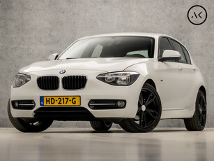 BMW 1-serie 116i Sportline Automaat (4 CILINDER, NAVIGATIE, NIEUWE APK, CRUISE, SPORTSTOELEN, BLUETOOTH, LM VELGEN, NIEUWSTAAT)