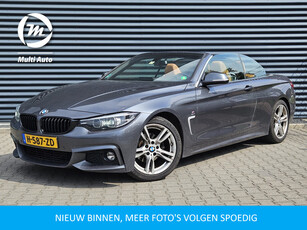 BMW 4 Serie Cabrio 420i High M Sport Edition 184pk Dealer O.H | Lederen Sportstoelen Memory | Navi Pro | Virtual Cockpit | DAB | Stuur / Stoelverwarming | LED | 18