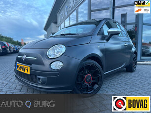 Fiat 500 0.9 TwinAir Blackjack | Uniek | 77.000 NAP | Leder | Xenon | ORG NL