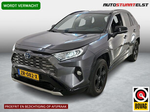 Toyota RAV4 2.5 Hybrid AWD Bi-Tone 218PK Grey-line Navi NL-Auto 1e Eigenaar Leder-bekleding