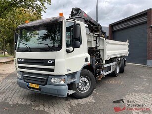 DAF FAN CF 75.250 6x2 Euro 5 met 2 zijden kipper en Hiab