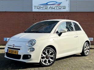 Fiat 500 0.9 TwinAir 500S. navi. airco. aux. zeer leuk