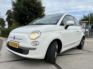 Fiat 500C 1.2 Pop Schuif/kanteldak lederen bekleding