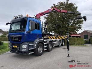 MAN TGS 43.440 8x4 BH WVT WS Euro 6 met haakarm en HMF