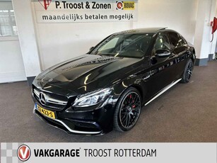 Mercedes-Benz C-Klasse AMG C63 S 510PK | Panoramadak | Dealer onderhouden | Burmester | Lederen/Alcantara bekleding | 19''INCH | Fabrieks-af kleppensys