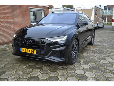 Audi Q8 50 TDI quattro Pro Line S RS-Stoelen Panoramadak Leer Navigatie+360'Camara's Stoelverwarming+Massage Cruise-control Elektrische-Trekhaak 22'Velgen Softclose-Deuren Black-Line Bang&)lufsen-Boxen Alle denkbare Extra's Voll Voll Heel mooi en goed RS