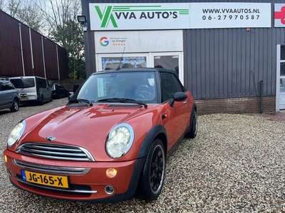 Mini Cooper 1.6 CABRIOLET clima,cruise,stoelverw,bluetooth