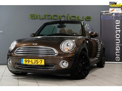 Mini Mini Cabrio 1.6 Cooper Chili Bruin Leder Houten