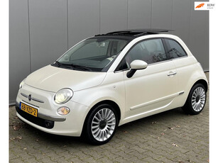 Fiat 500 0.9 TwinAir Lounge incl panorama-schuifdak, lederen bekleding, climate control