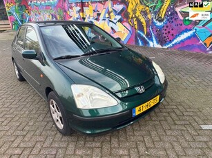 Honda Civic 1.4i LS airco apk 11-2-2026 met steekproef sport velgen leuke auto 5 deuren stereo