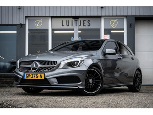 Mercedes-Benz A-klasse 180 AUT7 AMG-pakket, NL-auto, Dealer-ond. Trekhaak, Diamand-Grill, Carbon, Half-leder/alcantara, NAP