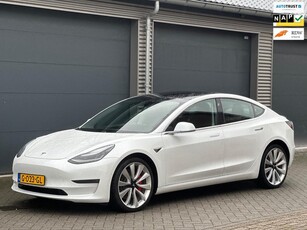 Tesla Model 3 Performance AWD 75 kWh 463 pk, parelmoer wit