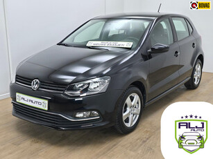 Volkswagen Polo Occasion 1.2 TSI met cruisecontrol en mirrorlink radio | Tweedehands Volkswagen Polo in zwart met velgen | Bovag