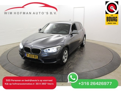 BMW 1-serie 118i High Exe Vol Leder Zwarte hemel Navi