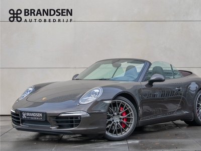 PORSCHE 911 Cabrio 3.8 Carrera S Sportchrono Sportuitlaat Navi BOSE Natuurleer