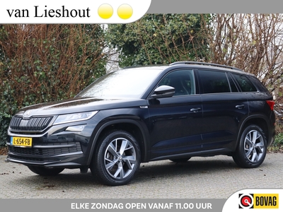 SKODA KODIAQ 1.5 TSI Sportline Business NL-Auto!! Led verlichting I Apple car-play I Leder --- A.S. ZONDAG GEOPEND VAN 11.00 T/M 15.30 ---