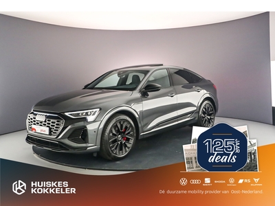 AUDI Q8 ETRON Sportback S Edition 50 Quattro | Pano | B&O | S-Stoelen | Leder | 21 inch | Keyless | Optiek Zwart | Tour/City Pack | S-Line |