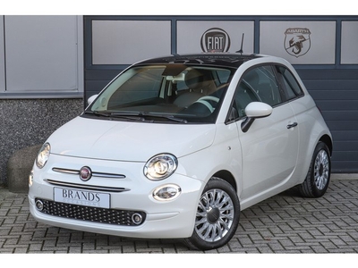 Fiat 500 1.2 Lounge Leder Stoelverw Pano Xenon Garantie