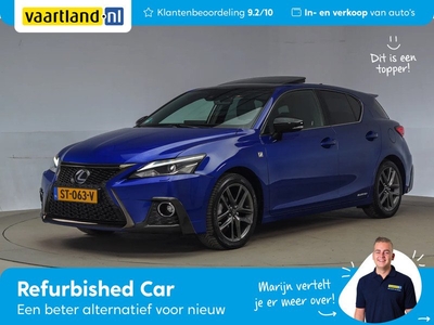 Lexus CT 200h F Sport Line Aut. [ Navi Camera Schuifdak ]