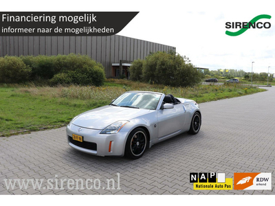 Nissan 350Z Roadster 3.5 V6 leder navigatie zgan softtop elektrische kap stoelverwarming climate&cruise control ori nl nap