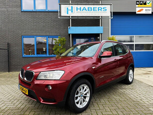 BMW X3 XDrive20i High Executive 184PK|Origineel NL|Navi|Leder|AUT|4x4|Trekhaak|StoelVW|Xenon/led|Sportstoel|Cruise|Clima|Mettalic