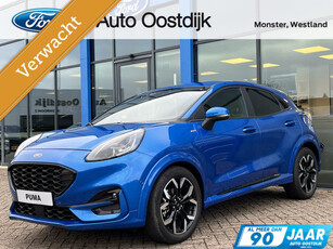 Ford Puma 1.0 EcoBoost Hybrid ST-Line X 125PK Winterpack Camera Adaptieve Cruise Climate Navi Blind Spot B&O ''18 Inch Velgen *Compleet*