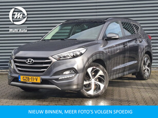 Hyundai Tucson 1.6 T-GDI Premium Automaat | Panodak | Lederen Sportstoelen | Trekhaak Afneembaar | Apple Carplay | Navigatie | Cruise Control | Navigatie | Camera | L.M. 19